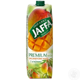 Нектар Джаффа Премиум манговый с мякотью 1л Украина