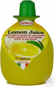 Концентрат соку лимонного Arden Lemon Fresh 200г