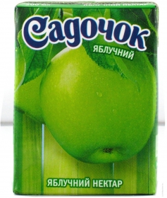 Нектар Садочок яблочный осветленный 200мл Украина