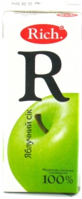 Сок Рич яблочный восстановленный осветленный 0.2л Украина