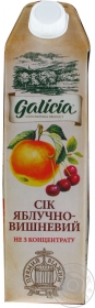 Cік Galicia Яблучно-вишневий т/п 1л
