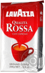 Кава мелена Lavazza Qualita Rossa 250г