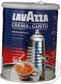 Кава мелена Lavazza Crema e Gusto з/б 250г