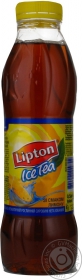 Чай холодный Липтон черный со вкусом лимона 500мл