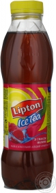 Чай холодний чорний Lipton зі смаком малини 0,5л