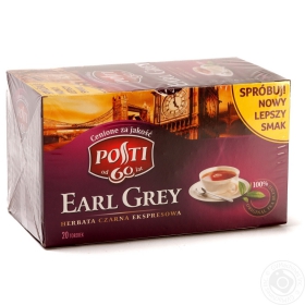 Чай чорний Earl Grey Posti 1,5г*20