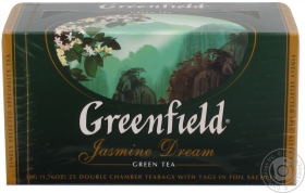 Чай Гринфилд Жасмин Дрим зеленый с жасмином 2г х 25шт