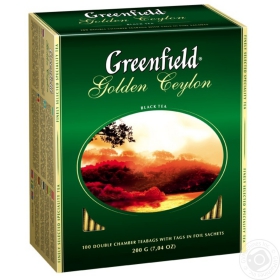Чай Гринфилд Голден Цейлон черный 2г х 100шт