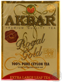 Чай чорний Royal Gold Акбар 80г