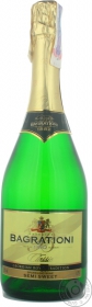 Шампанське бiле напівсолодке Bagrationi 0,75л