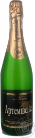 Шампанське біле витримане напівсолодке Артемівське АЗШВ 0,75л