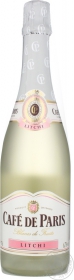 Вино ігристе біле напівсолодке Litchi Cafe de Paris 0,75л