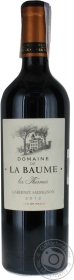 Вино червоне сухе Cabernet Sauvignon Domaine de la Baume Grands Chais de France 0,75л