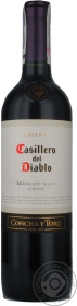 Вино червоне сухе Мерло Casillero del Diablo 0,75л