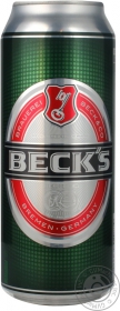 Пиво Бекс светлое 4.8% 500мл Украина