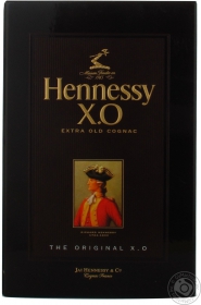 Коньяк Hennessy ХО 40% в коробці 0,35л