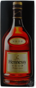 Коньяк Hennessy V.S.O.P.40% в коробці 0,7л