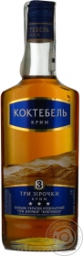 Коньяк Коктебель 3* 40% 0,25л