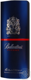 Віскі Ballantine&#39;s Finest 43% в металевій коробці 0,75л