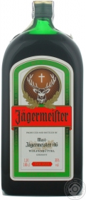 Лiкер Jagermeister 35% 1л