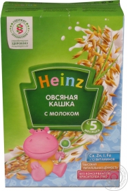 Каша молочна вівсяна Heinz 250г