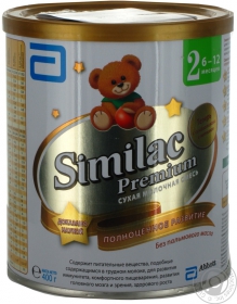 Замінник грудного молока Similac Premium 2 400г