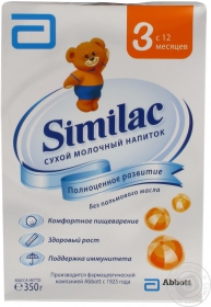 Замінник грудн.молока Similac 3 з 12 місяців 350г