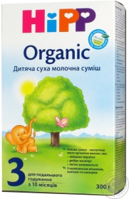 Суміш молочна Hipp Organic 3 300г