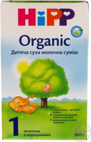 Суміш молочна Hipp Organic 1 початкова 300г