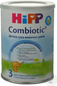 Суміш молочна Hipp суха Combiotiс 3 для подальшого годування 350г