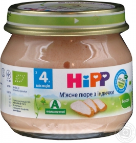 Пюре м&#39;ясне Hipp з індички 80г