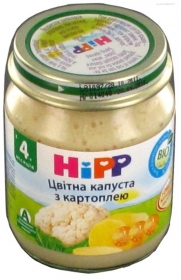 Пюре Hipp картопляне з кольоровою капустою 125г