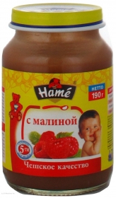 Пюре Hame малинове 190г