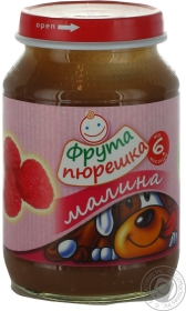 Пюре Фрута пюрешка малина 190г