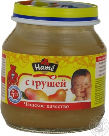 Пюре Hame грушеве 125г