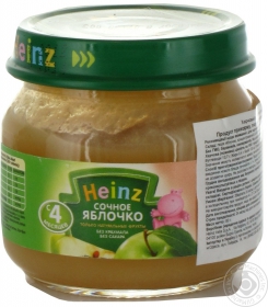 Пюре Heinz соковите яблучко 80г