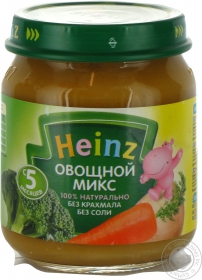 Пюре Heinz овочевий мікс 120г