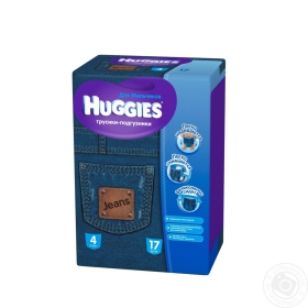 Трусики-Підгузник Huggies Little Walkers 4 9-15кг 17 Хлопчики