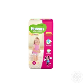 Підгузники Huggies Ultra Comfort 5 12-22кг для дівчат 15шт