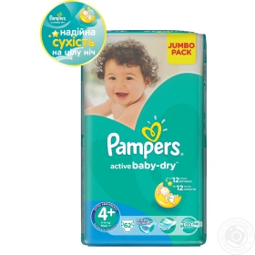 Підгузники Pampers ML JP 4+ Maxi+ 62шт