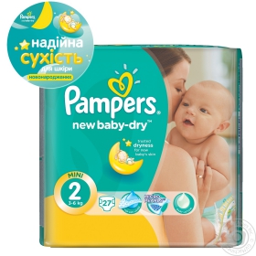 Підгузники Pampers 3-6кг 24шт