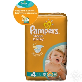 Підгузники Pampers Sleep&amp;Play Maxi 14шт