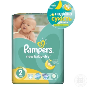 Підгузники Pampers New Baby Mini Економ 72шт