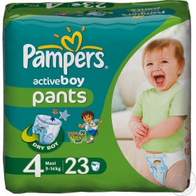 Підгузники Pampers Activ Boy Maxi 23шт