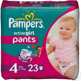 Підгузники Pampers Activ Girl Maxi 23шт