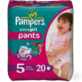 Підгузники Pampers Activ Girl Junior 20шт