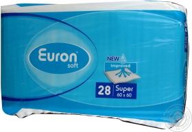 Пелюшки гігієнічні Euron Underpads Super 60*60 28шт