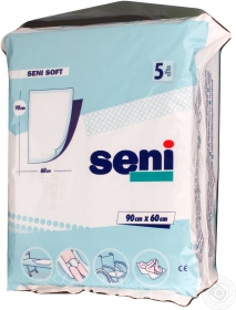 Пелюшки гігієнічні Seni Soft 90*60см 5шт