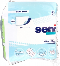 Пелюшки гігієнічні Seni Soft 40*60см 5шт