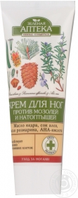 Крем для ніг проти мозолів та натоптишів Зелена аптека туба 75мл